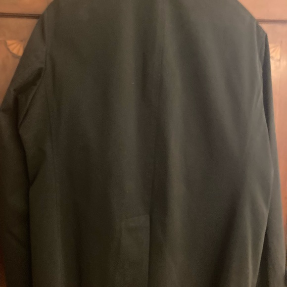 Theory mens cotton short all weather jacket Nehru three button collar button up - Picture 9 of 15